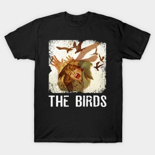 The Caw of Terror The Birds Genre-Inspired T-Shirt T-Shirt